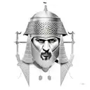 ottoman warrior tattoo design idea