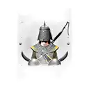 ottoman warrior tattoo design idea