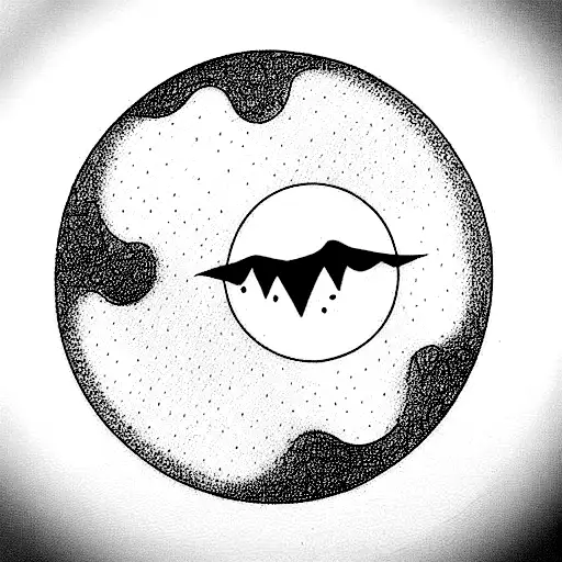 the moon will illuminate my room and soon im consumed by my doom tattoo design idea