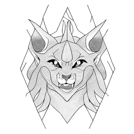 kurama  tattoo design idea