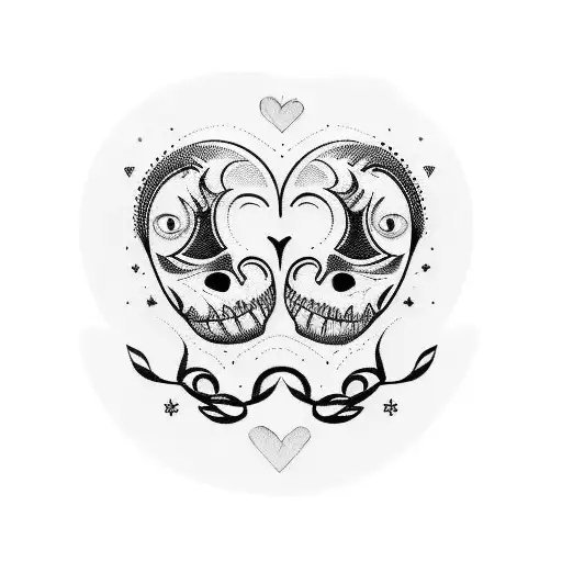 couples tattooinitials intertwined with datefor lacey and taylor mask 1-22-21 wedding date  tattoo design idea