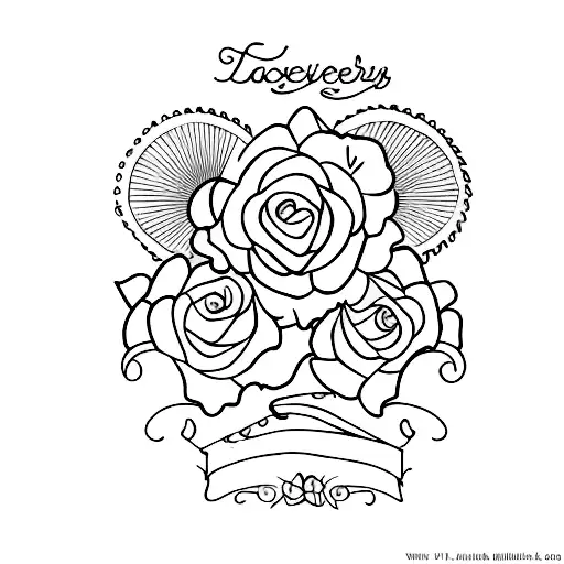 couples tattoo for lacey and taylor mask 1-22-21 wedding date  tattoo design idea