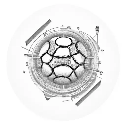 baseball roller coaster tattoo design idea