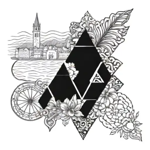 Split Croatia tattoo design idea