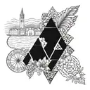 Split Croatia tattoo design idea