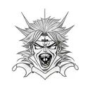 Alucard from Hellsing Ultimate tattoo design idea