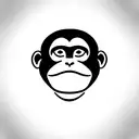 monkey tattoo design idea