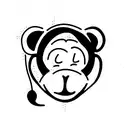 monkey tattoo design idea