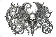 Spinal tattoo tattoo design idea