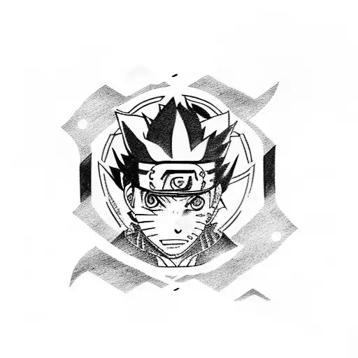 Naruto y sasuke tattoo design idea