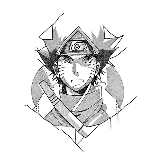 Naruto y sasuke tattoo design idea