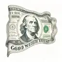 in GOD WE TRUST' tattoo design idea