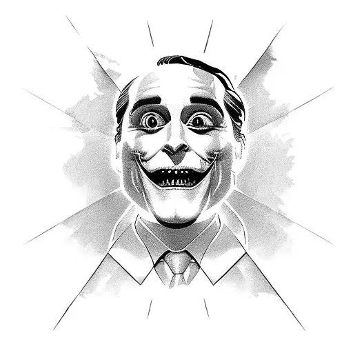 Joaquin phoenix joker tattoo design idea