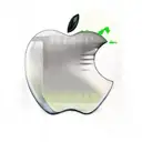 Kanye west eating apple tattoo design idea