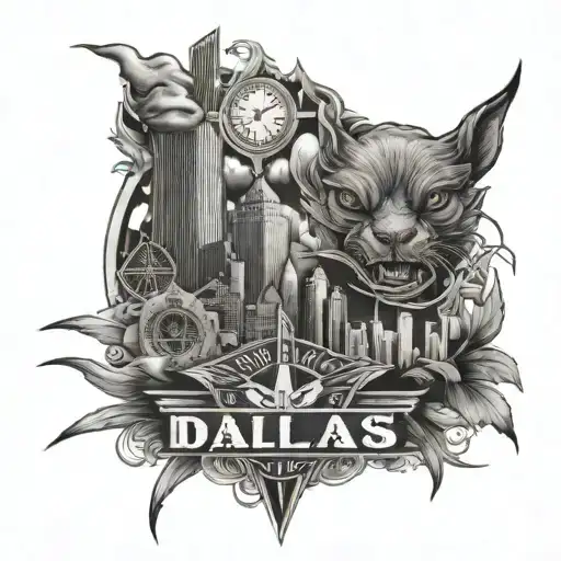 Dallas Texas tattoo design idea
