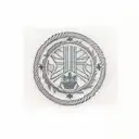 Simple Design of The German Flag tattoo design idea