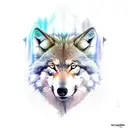 dacian wolf  tattoo design idea