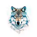 dacian wolf  tattoo design idea
