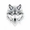 dacians wolf flag tattoo design idea