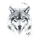 dacians wolf flag tattoo design idea