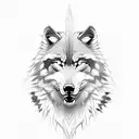 dacians wolf flag tattoo design idea