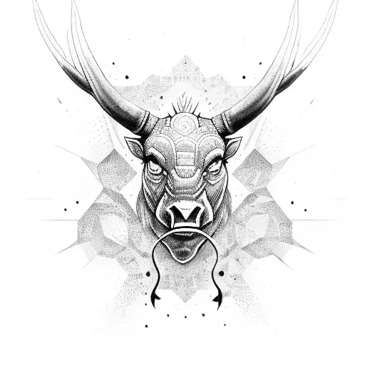 minotaur tattoo design idea