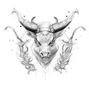 minotaur tattoo design idea