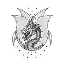 eragon style dragon wrapping around the top of the right shoulder down the back and around the right side of ribs to th  tattoo design idea