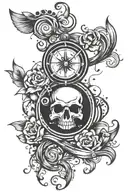 boredom symbol tattoo design idea