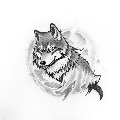 itachi uchiha tattoo ideas with wolf tattoo design idea