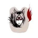 itachi uchiha tattoo ideas with wolf with sharingan tattoo design idea