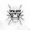 terminator sleeve tattoo design idea
