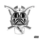 Darth Vader tattoo design idea