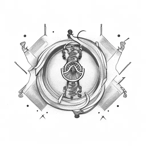 treble cleft with the words "Long Live Lyric" tattoo design idea