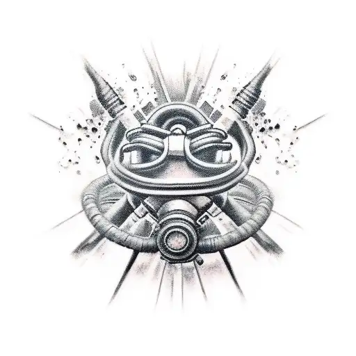 toxic girl tattoo design idea