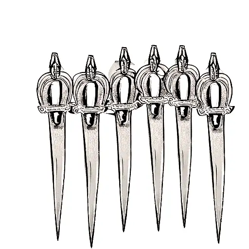 Dagger tattoo design idea