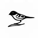 Sparrow tattoo design idea