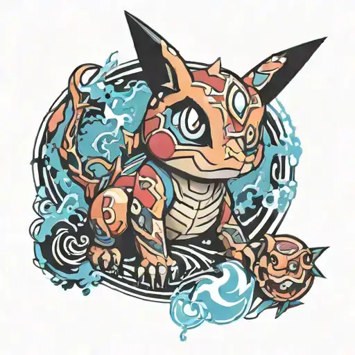 pokemon tattoo design idea