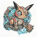 pokemon tattoo design idea