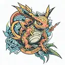 pokemon tattoo design idea