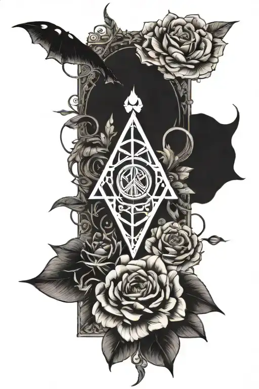 power + wealth and abundance + strength + never back down attitude + happiness/love/peace.  tattoo design idea