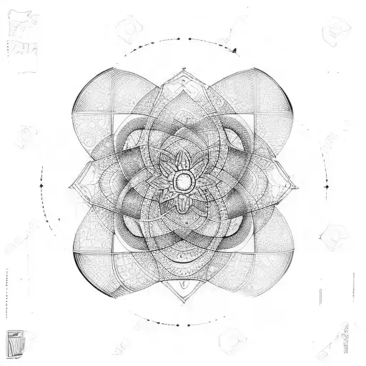 Fibonacci sequence tattoo design idea