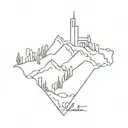 belgium and lebanon tattoo design idea