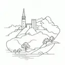 belgium and lebanon tattoo design idea
