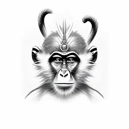 Monkey King tattoo design idea