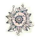 passionflower tattoo design idea