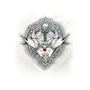 anklet with toki patch buffy swizzy misty tattoo design idea