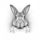 rabbit roger  tattoo design idea