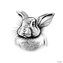 rabbit roger  tattoo design idea