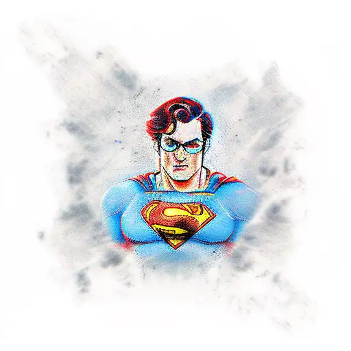superman tattoo design idea